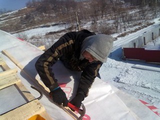 Ремонт крыши зимой в Пензе. Зимние ремонты крыш качественно
